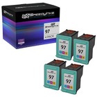 4PK Speedy TriColor Ink Cartridge for HP97 use in Deskjet, OfficeJet, PhotoSmart