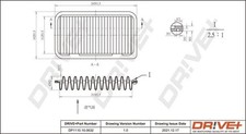 Dr!ve+ Luftfilter DP1110.10.0632 für OPEL SUZUKI
