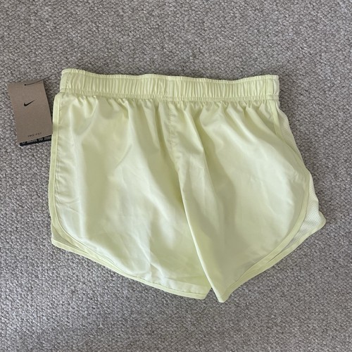 Nike Dri-Fit Women’s Yellow Tempo Brief-Lined Athletic Running Shorts Sz S NWT - Picture 7 of 7