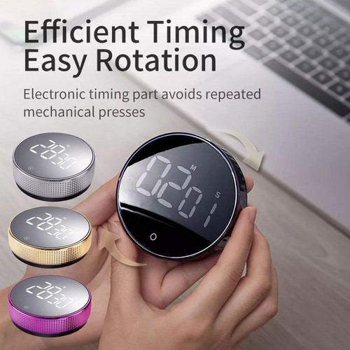 Magnetic Digital Kitchen Timer LED Countdown Cooking N6D9 S2X8 Work Clock X1F9 - Picture 3 of 12