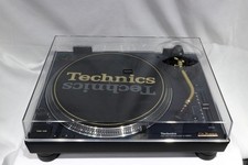 Technics SL-1200M7L-A Blue with Headshell and Sticker Tested Working in Japan