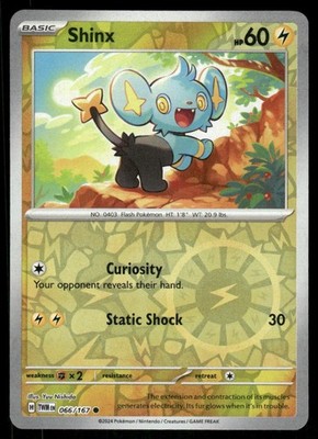 Shinx 066/167 - Twilight Masquerade - Reverse Holo Common NM