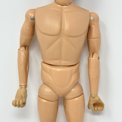 1964 GI Joe Vintage 12" Action Figure Brown Flocked Hair Scar Blue Eyes - Picture 3 of 20