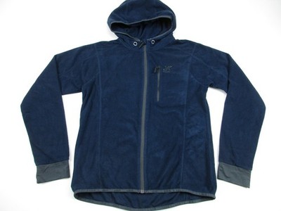 Mens Medium Revolution Race RVRC Kalamata Hoodie fleece jacket dark blue