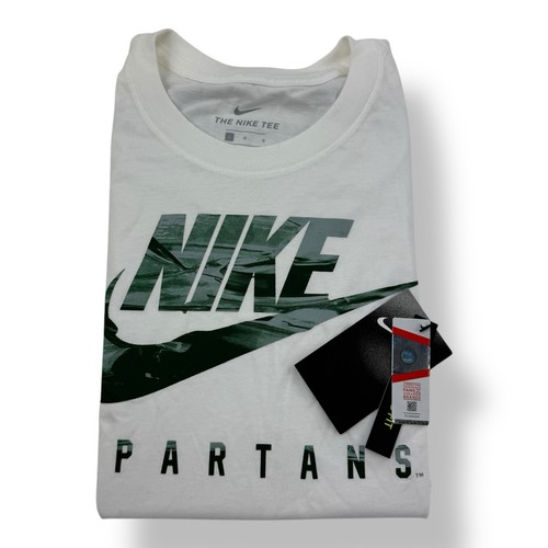 Nike White Michigan State “Spartans” Graphic Tee Size Large NWT Cotton T-Shirt