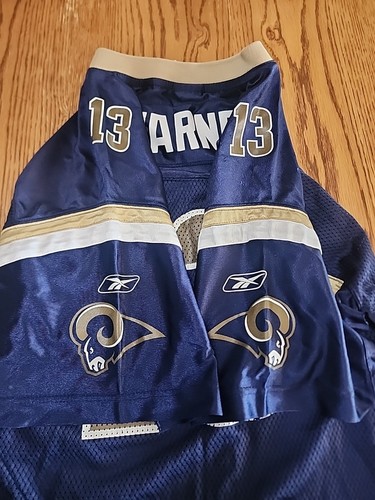 Nike RAMS NFL Jersey Boy's Youth Blue Warner #13 Size Ex-Large (XL) - Picture 9 of 9