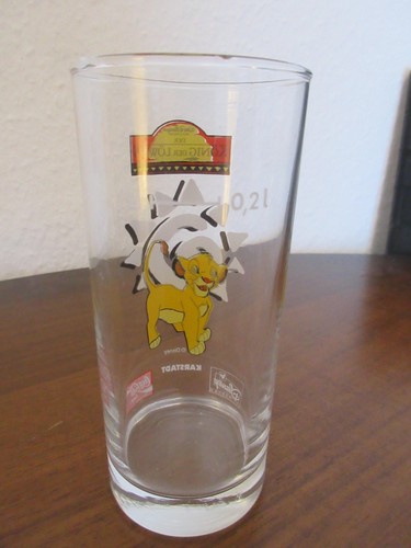 Vaso Coca-Cola Rey León Walt Disney 0,2 l Karstadt Lion King glass  - Imagen 2 de 2