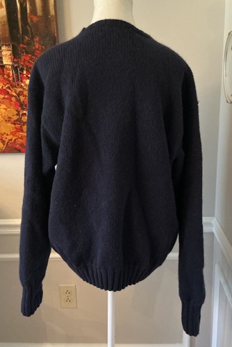 Vintage Ralph Lauren Wollstrickpullover amerikanische Flagge Herren Größe Large Rundhalsausschnitt - Bild 5 von 9