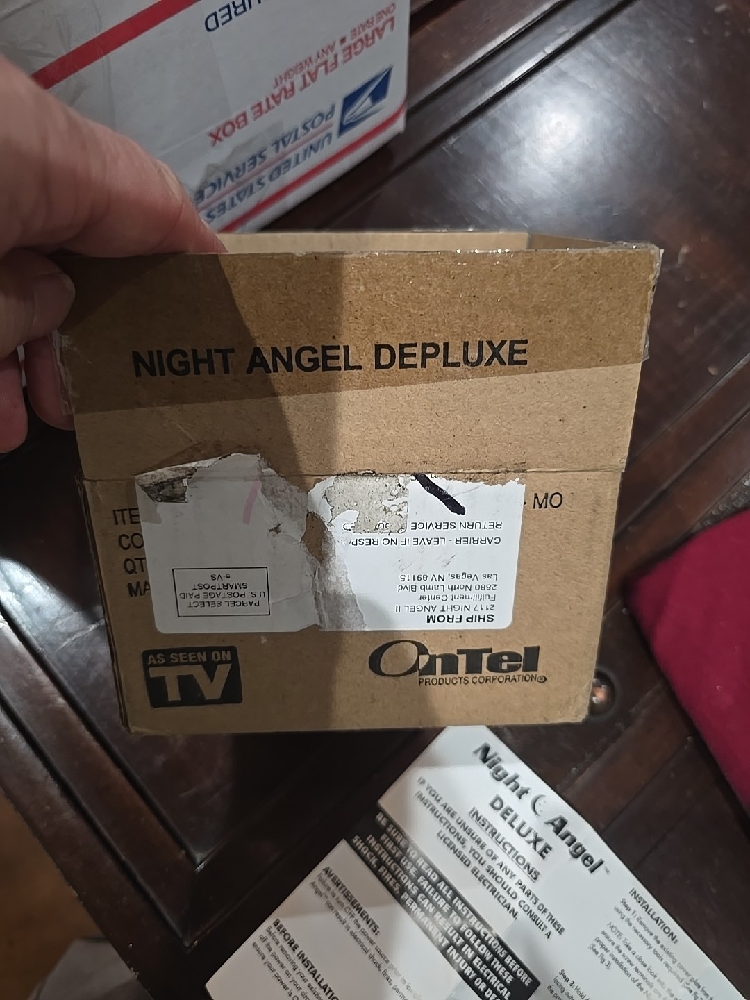 Lot Of 3 Night Angel Lighted Wall-Outlet Coverplate As Seen On TV NIB