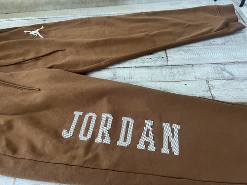 Pantalones deportivos Nike Air Jordan para hombre talla grande marrón polar esencial FD7531-281 - Imagen 7 de 8