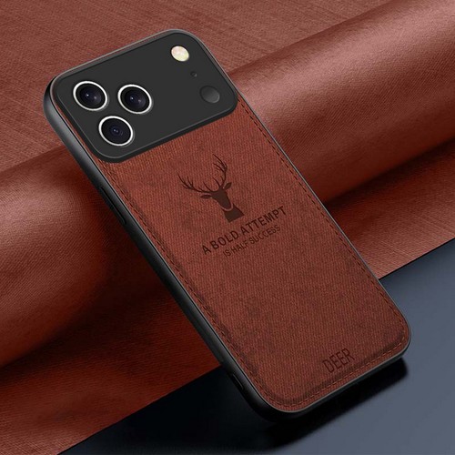 For iPhone 17 16 15 14 13 12 Pro Max Air 11 Elk Deer Pattern Leather Case Cover - Picture 17 of 18