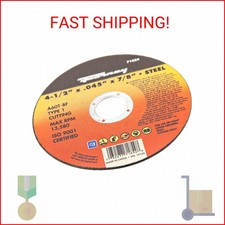 Forney 71854 Cut-Off Wheel with 7/8-Inch Arbor, Metal Type 1, A60T-BF, 4-1/2-Inc