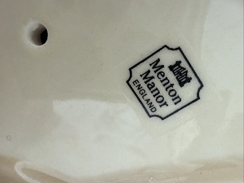 VINTAGE* MENTON MANOR CERAMIC FIGURINE LABRADOR PUPPIES HEREDITIES ENGLAND - Picture 7 of 7