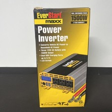 Everstart PC1000E MAXX 1500 Watt Automotive Power Inverter NOB