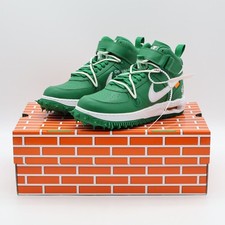 DR0500-300 Off-White Nike Air Force 1 Mid SP LTHR Pine Green White (Herren)