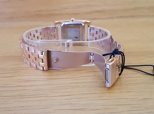 Ladies Royal London 21312.03 Rose Gold Square Pearl Crystal Party Dress Watch - Picture 9 of 9