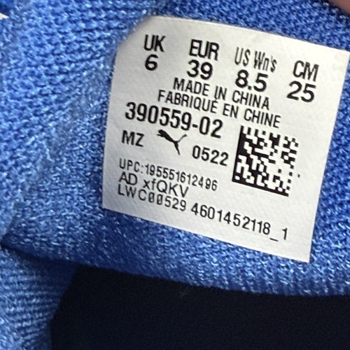 Puma Damenschuhe Sneaker 390559-02 blau Größe 8,5 Soft Foam - 1x getragen - Bild 12 von 12