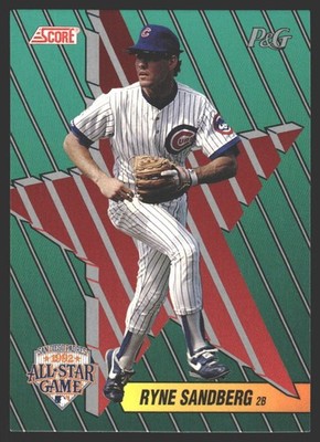 Ryne Sandberg #12 1992 Score Procter & Gamble Chicago Cubs