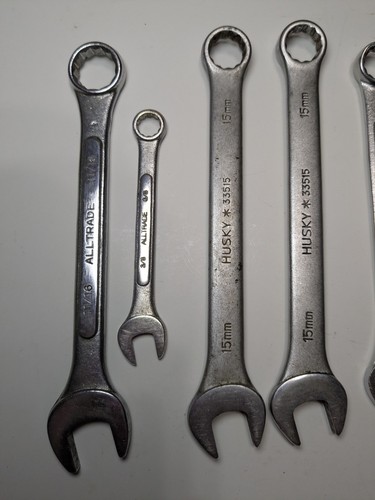 11 Piece Combination Wrench Bundle Various Brands - Picture 2 of 5