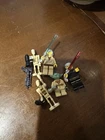 Vintage LEGO Star Wars Minifig Lot (2002) - Count Dooku, Yoda, Obi-Wan