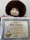 Vtg 1982 Papered Xavier Roberts Soft Sculpture Cabbage Patch Boy Doll -Shag Hair