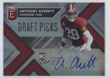 2018 Panini Elite Draft Picks Anthony Averett #209 Rookie Auto RC