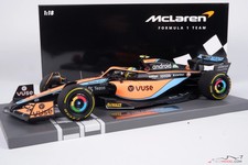 McLaren MCL36 Lando Norris, Bahrain GP 2022, Vuse ads, 1:18 Minichamps