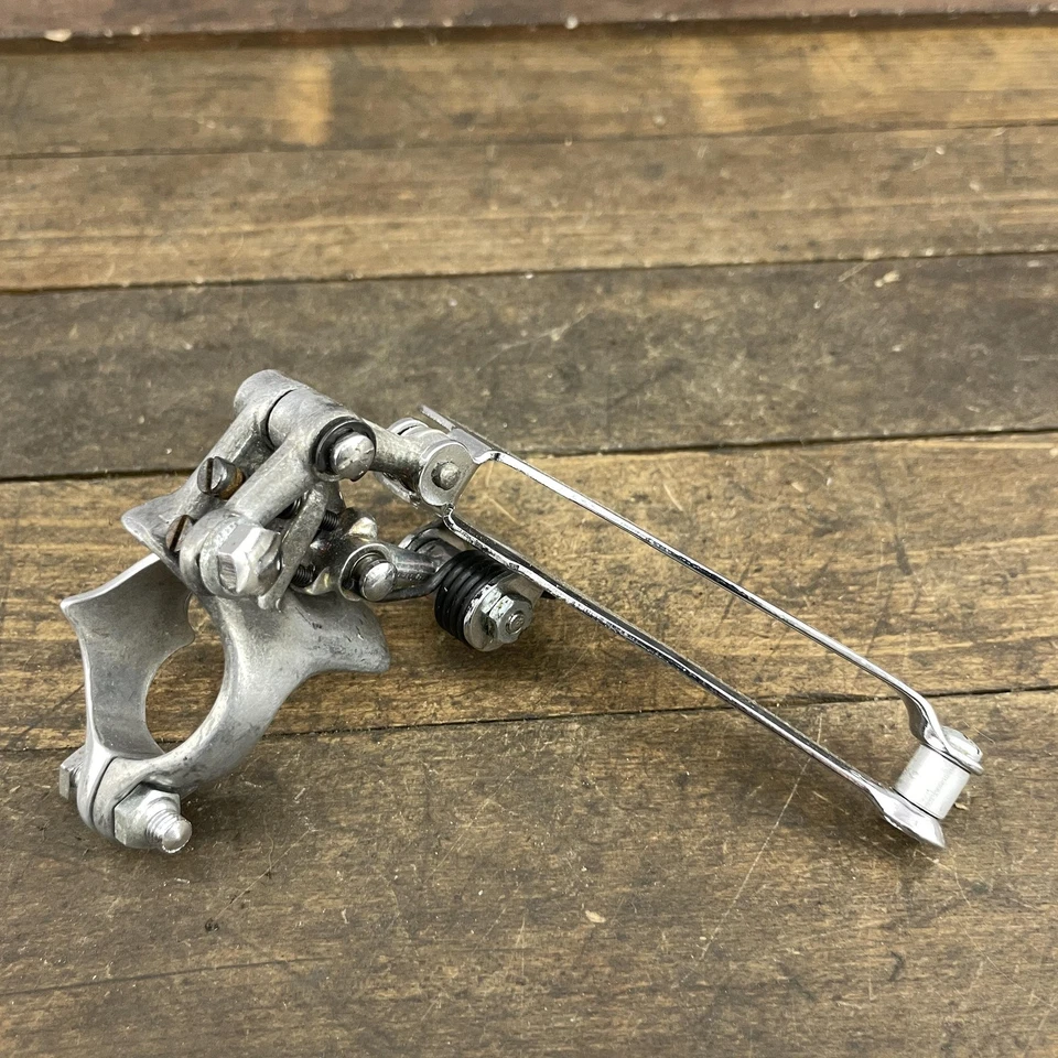 Desviador delantero Campagnolo de colección abrazadera 28,6 mm Italia bicicleta de carretera aleación Foto 4 de 4