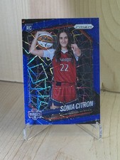 SONIA CITRON 2025 Panini WNBA Prizm Blue Velocity RC Variation #148 Mystics