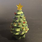 MR. CHRISTMAS CERAMIC LIGHT-UP TREE Green Battery Operated-7 1/2” W/Instructions