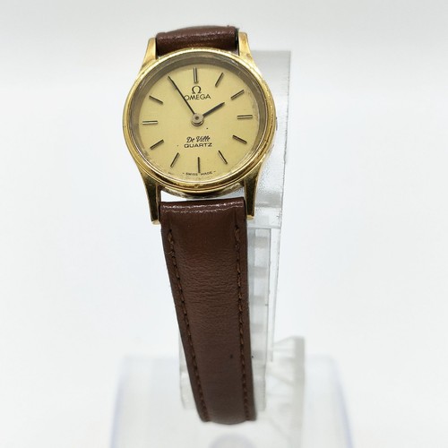 Reloj Omega 591 009 20mm Mujer Dorado X Marrones 1326472