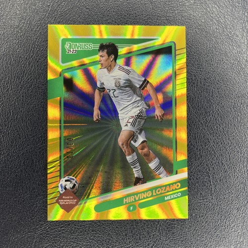 2021-22 Panini Donruss Road to Qatar Laser Gold /10 Hirving Lozano #89 - Bild 1 von 2