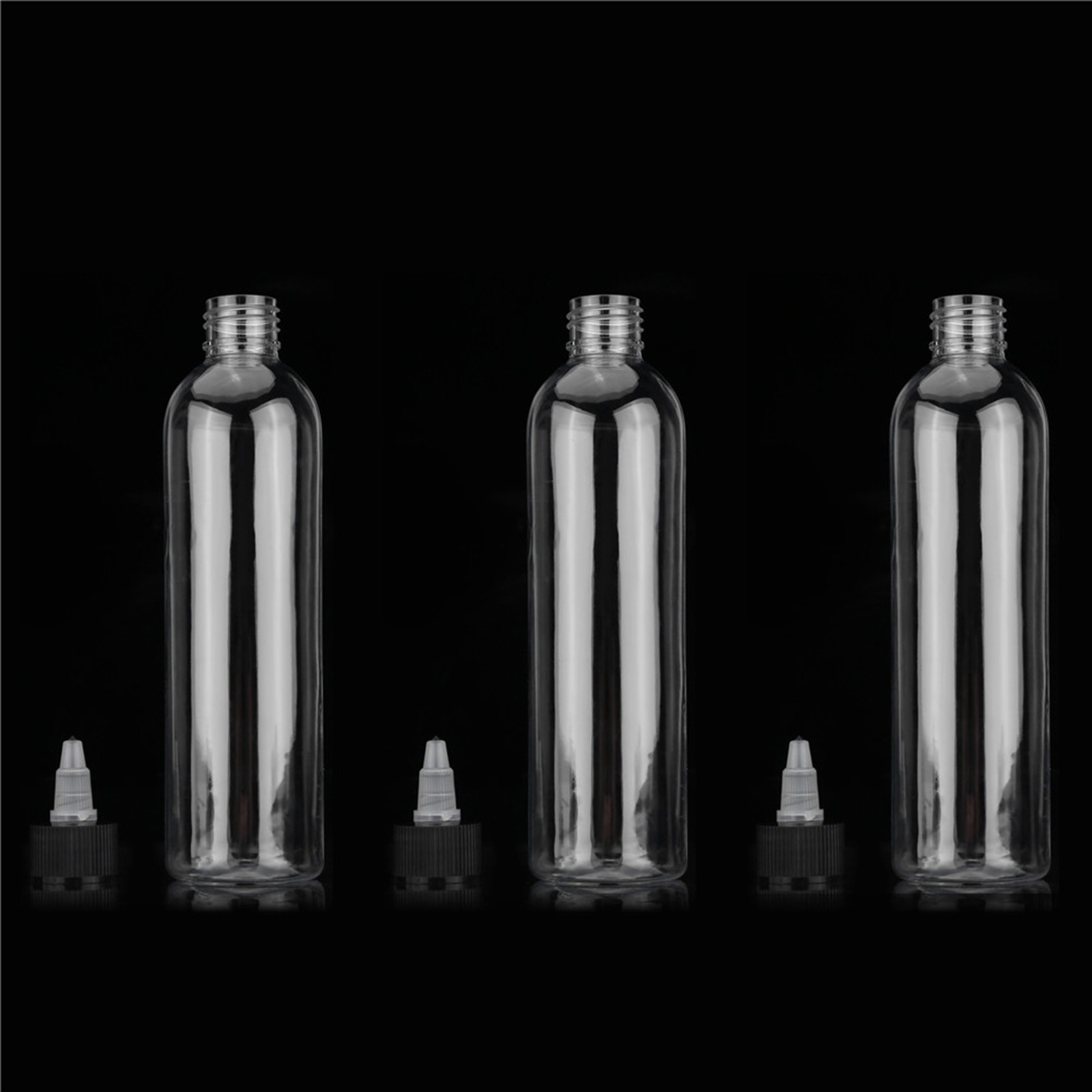 3pcs Tattoo Ink Bottle Durable Empty Plastic For Tattoo Supplies