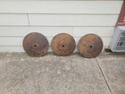Farm Implement Disc Blades Set of 3 Between 16.5-17"inch Steampunk Industrial