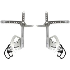 Power Window Regulators W Motors Front Lh Rh Pair Set For Chevy Gmc Cadillac