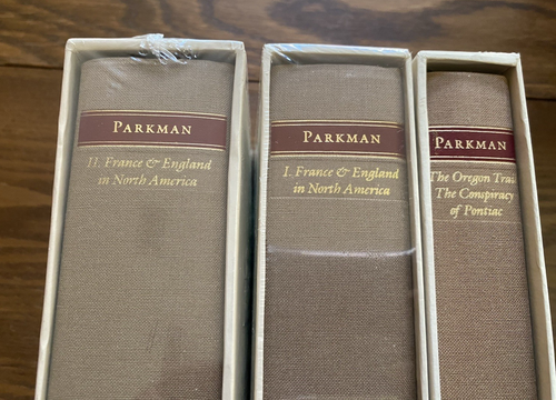 Francis Parkman 3 Volume set The Library of America 1990s HC Slipcase - Bild 2 von 8
