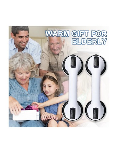 Barras de ducha de 2 piezas para personas mayores manijas auxiliares para el baño, hogar - Imagen 8 de 12