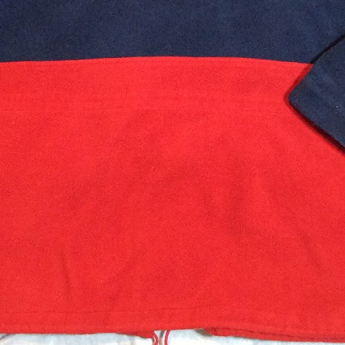 Vtg Polo Sport Polartec Fleece Jacket Men's Sz XL Blue Red Hooded Ralph Lauren - Foto 23 di 23