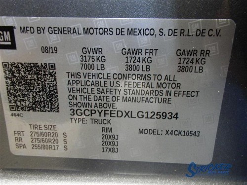 Chevrolet Silverado 1500 Pickup 2022 Steering Column w/o Telescopic 84667606 484 - Picture 12 of 20