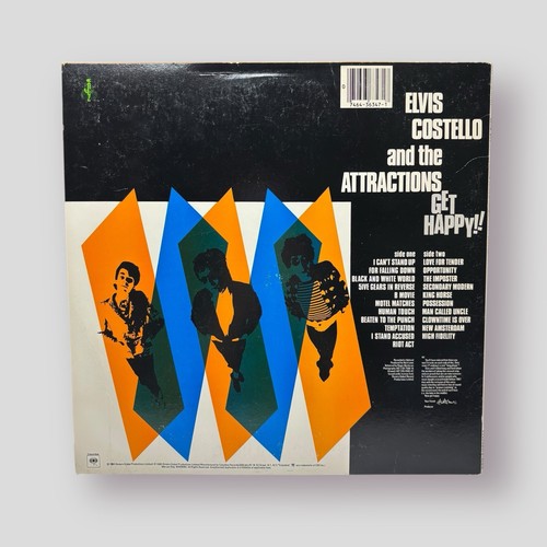 Elvis Costello And The Attractions Get Happy!! LP Vinyl Record 1980 Columbia - Picture 2 of 13