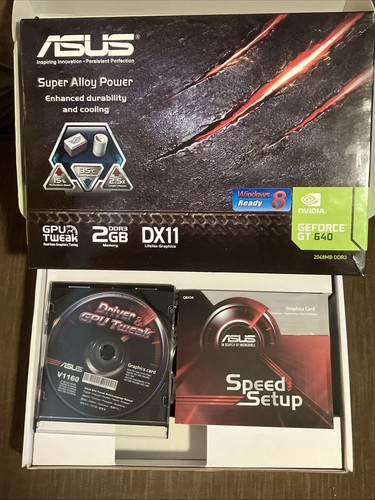 ASUS GT 640 2gb Graphics Card Super Alloy Power Unused Open Box 2 Available - Picture 6 of 10