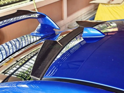 2021 Fit FOR Subaru WRX STI Sedan Rear Roof Spoiler High Kick V Style Carbon - Bild 2 von 9