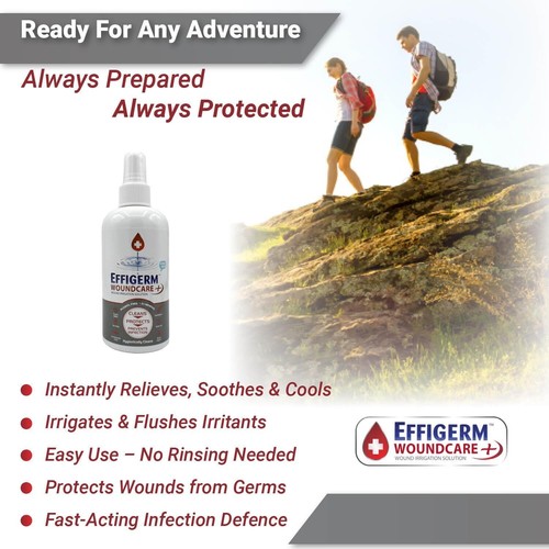Effigerm Hydrogel 250ml Spray - No-Sting First Aid Gel for Wound Cleaning & Care - Picture 5 of 9
