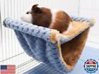 Fleece Winter Warm Rat Hammock, Double Layer Hanging Birds Nest Bed with Warm