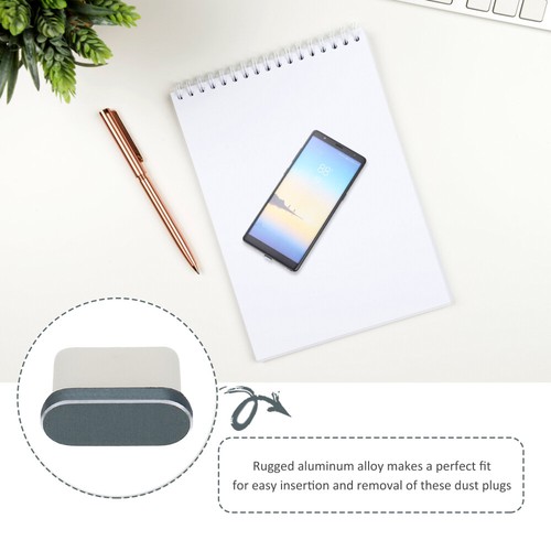 6 Pcs Phone Plug Anti- Plug Aluminum Alloy Cover Phone Plug Phone - 第 7/12 張圖片