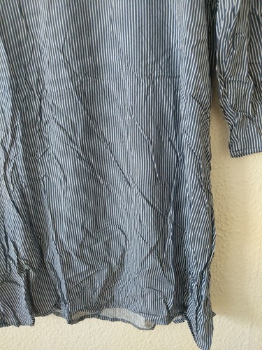 Damen Mini Kleid blau weiß gestreift Größe 38 von Jacqueline de Yong - Bild 6 von 7