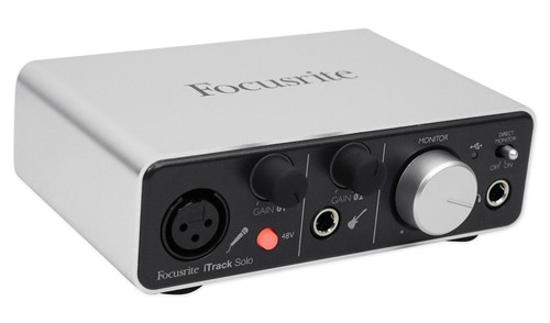 Focusrite ITRACK SOLO LIGHTNING USB Audio Recording Interface für iPad/Mac - Bild 1 von 8