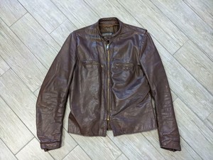 brooks leather jacket vintage