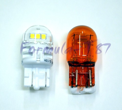 Philips Ultinon LED Light 7443 White 6000K Two Bulbs Rear Turn Signal Replace - Picture 8 of 12