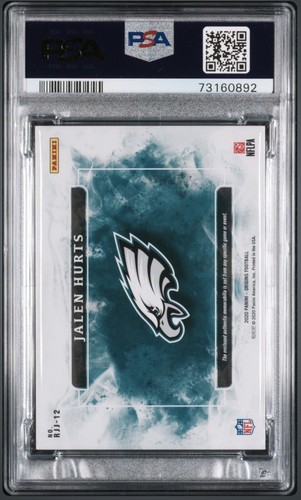 2020 Panini Origins Jalen Hurts Rookie Jumbo Jersey PSA 9! /199 SBMVP!! - Bild 2 von 2